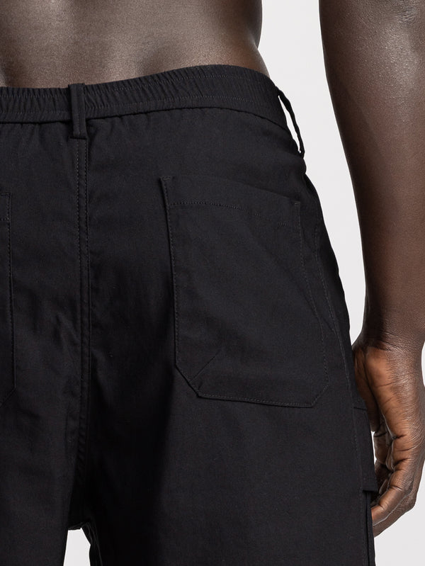 CARGO WOVEN BERMUDA Black / 48