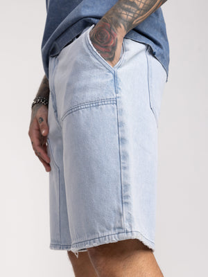 JEANS BERMUDA Light Blue / 48
