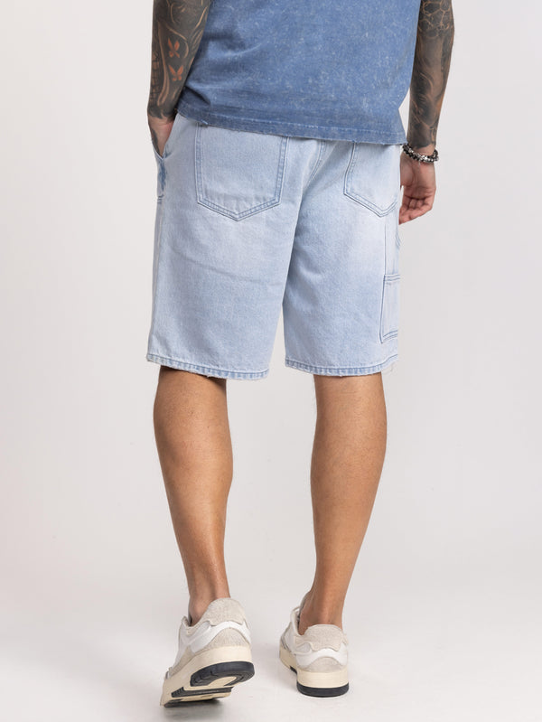 JEANS BERMUDA Light Blue / 48