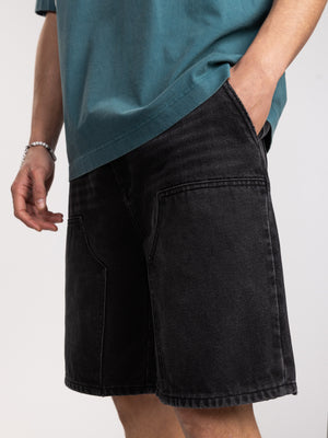 JEANS BERMUDA Black / 48