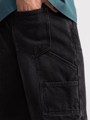 JEANS BERMUDA Black / 48