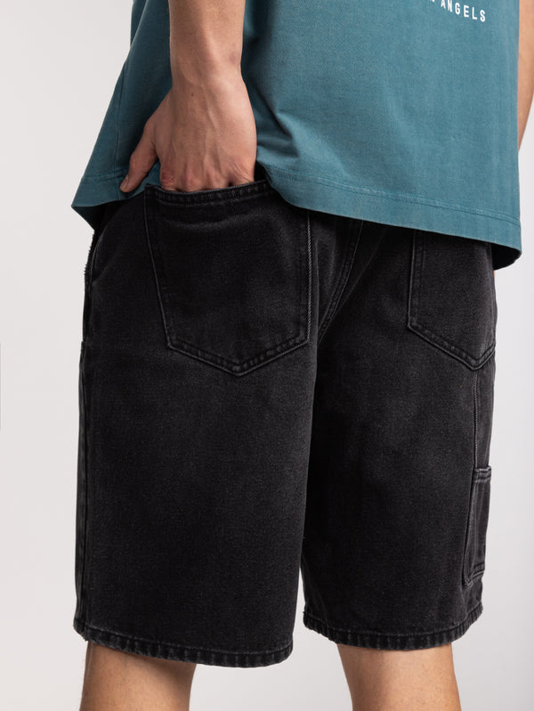 JEANS BERMUDA Black / 48