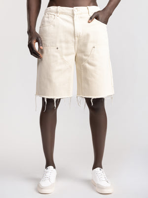 JEANS BERMUDA Cream / 48