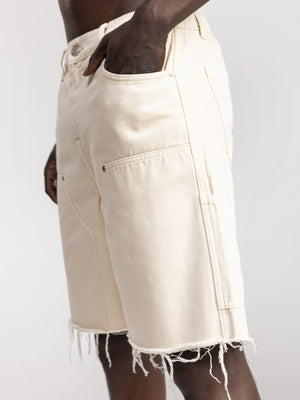 JEANS BERMUDA Cream / 48