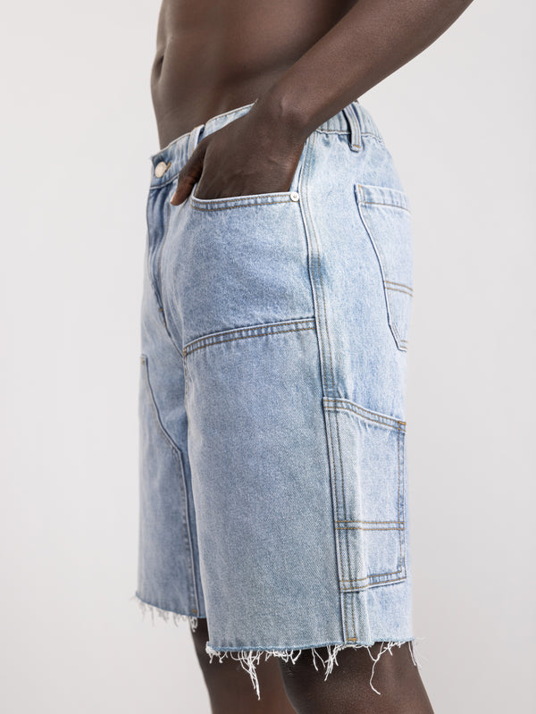 JEANS BERMUDA Blue / 48