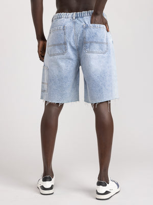 JEANS BERMUDA Blue / 48