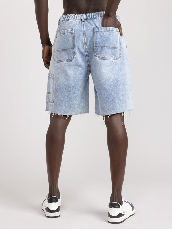JEANS BERMUDA Blue / 48