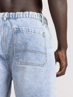 JEANS BERMUDA Blue / 48