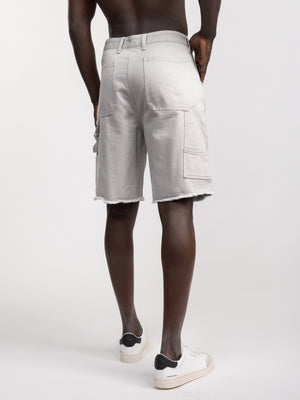 CARGO WOVEN BERMUDA Light Gray / 48