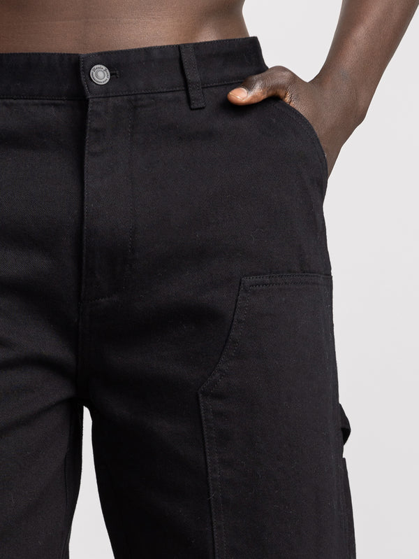 CARGO WOVEN BERMUDA Black / 48