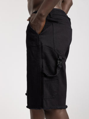 CARGO WOVEN BERMUDA Black / 48