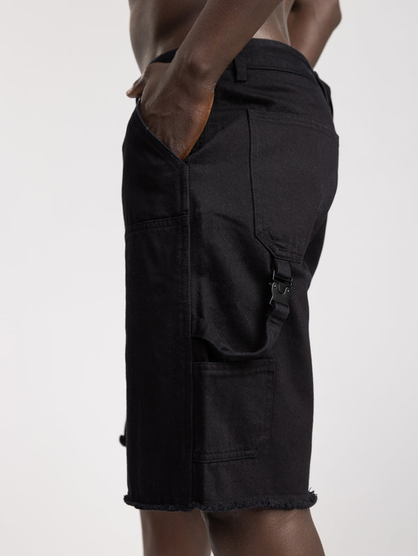 CARGO WOVEN BERMUDA Black / 48