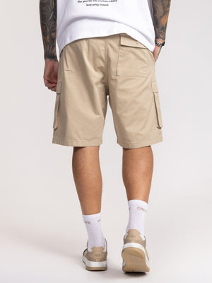CARGO WOVEN BERMUDA Beige / 48