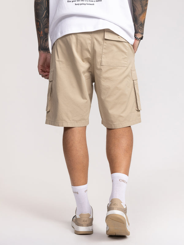 CARGO WOVEN BERMUDA Beige / 48