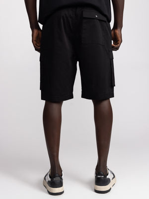 CARGO WOVEN BERMUDA Black / 48