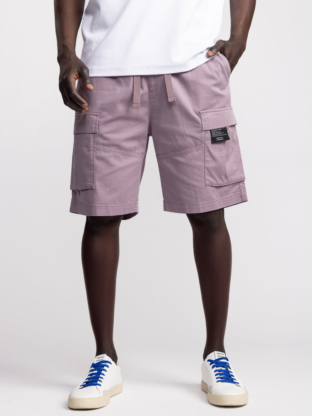 CARGO WOVEN BERMUDA Beige / 48