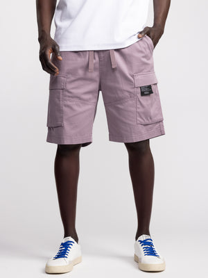 CARGO WOVEN BERMUDA Light Smoky Purple / 48