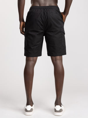CARGO WOVEN BERMUDA Black / 48