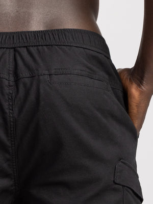 CARGO WOVEN BERMUDA Black / 48