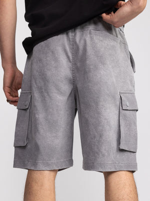 CARGO WOVEN BERMUDA Gray / 48