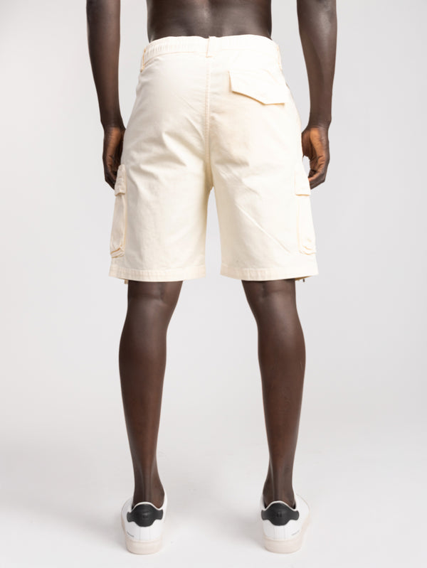 CARGO WOVEN BERMUDA Cream / 48