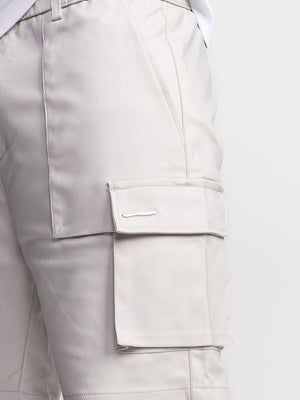 CARGO WOVEN BERMUDA Light Gray / 48