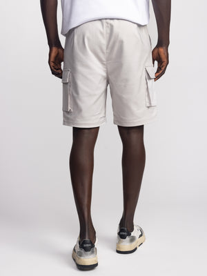 CARGO WOVEN BERMUDA Light Gray / 48