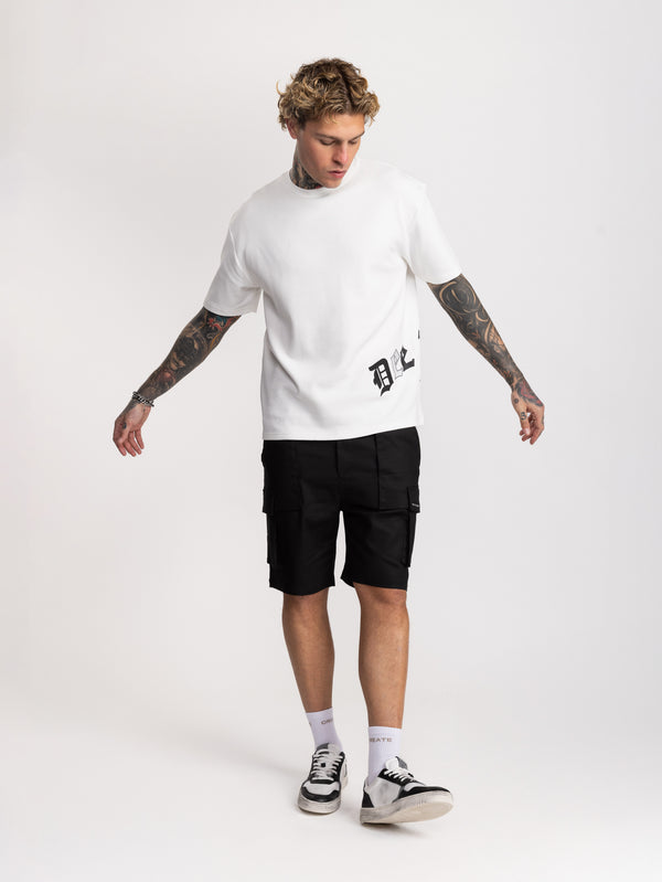 CARGO WOVEN BERMUDA Black / 48