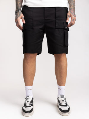 CARGO WOVEN BERMUDA Black / 48