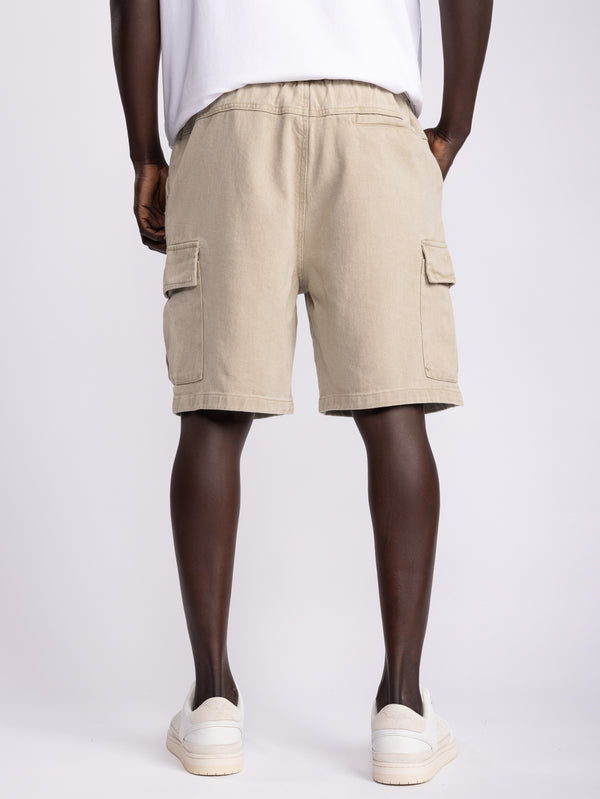CARGO WOVEN BERMUDA Stone / 48