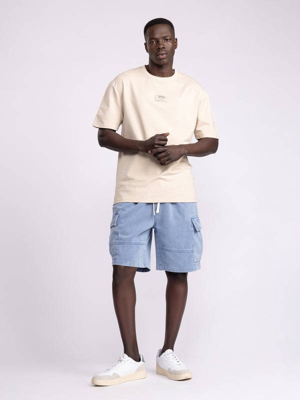 CARGO WOVEN BERMUDA Denim / 48