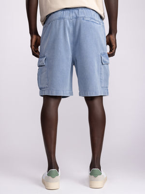 CARGO WOVEN BERMUDA Denim / 48