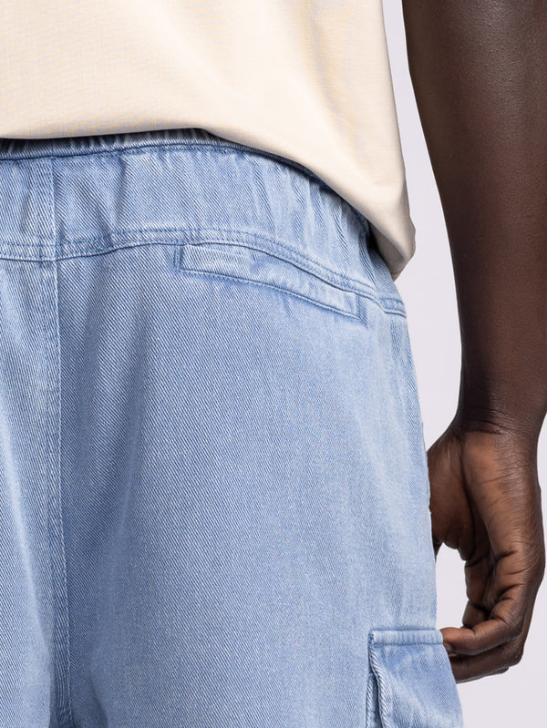 CARGO WOVEN BERMUDA Denim / 48