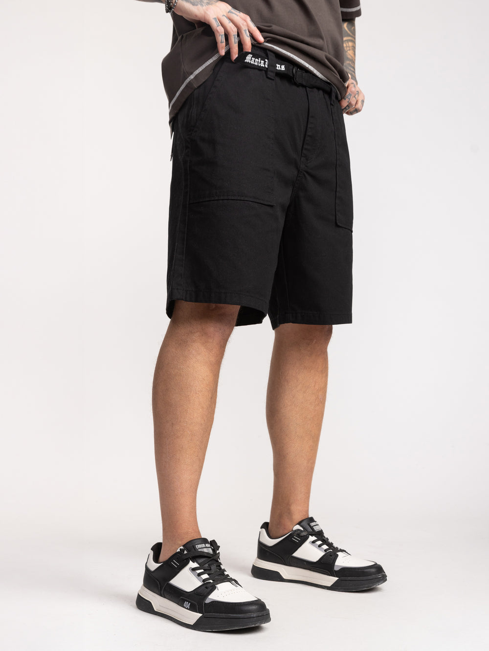 WOVEN BERMUDA Black / 48