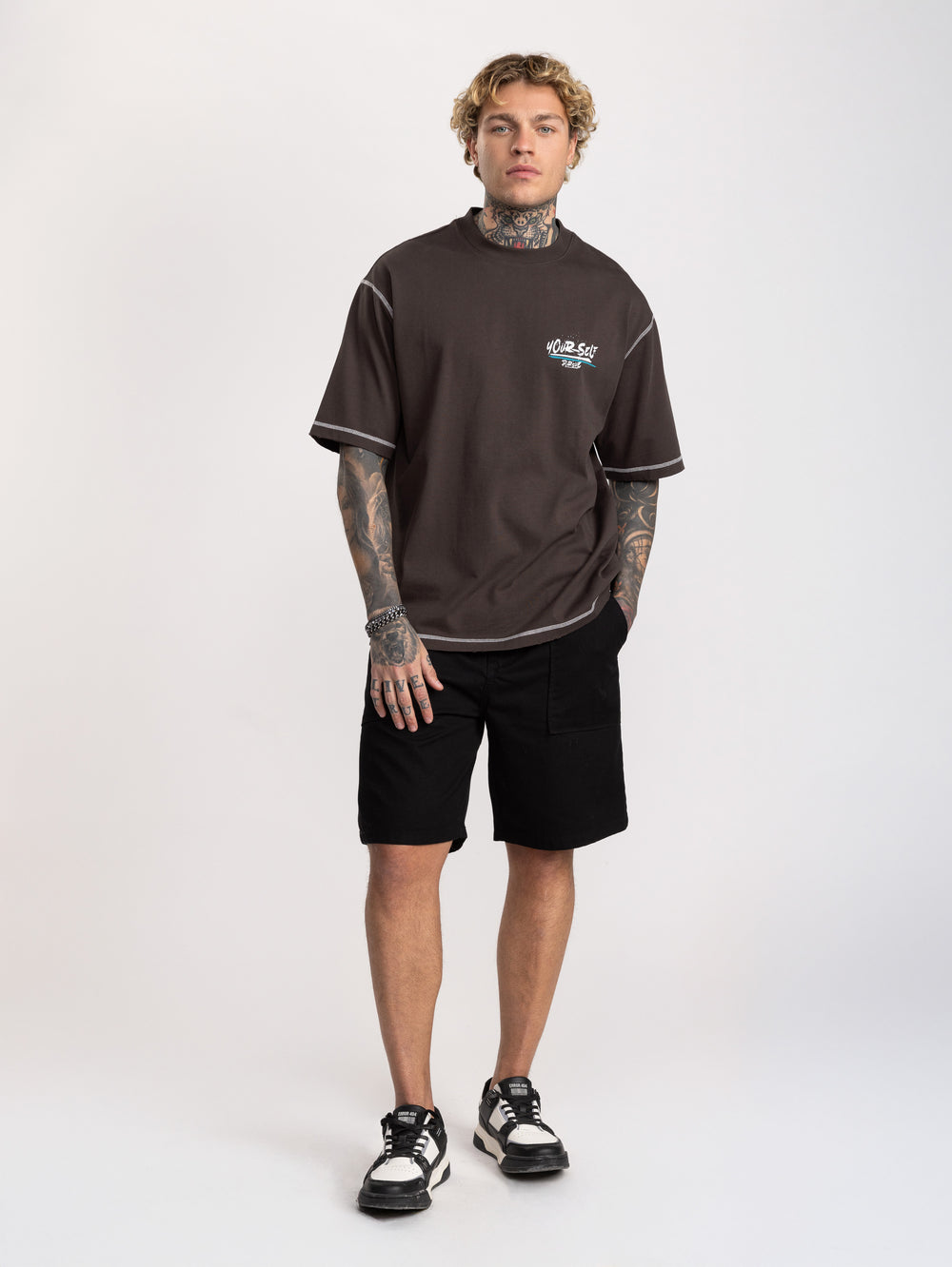 WOVEN BERMUDA Black / 48
