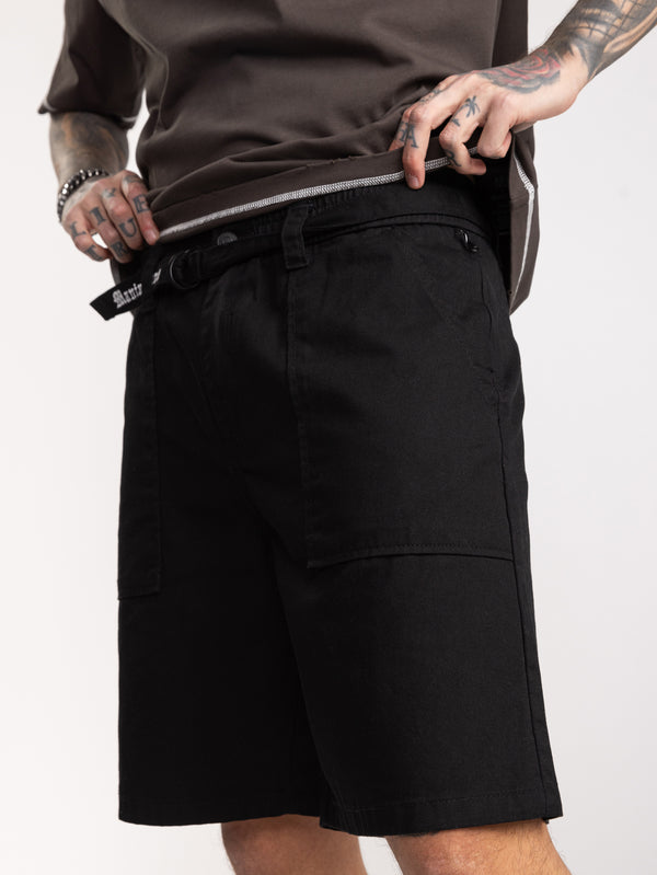 WOVEN BERMUDA Black / 48