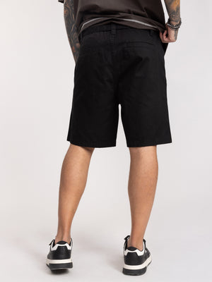 WOVEN BERMUDA Black / 48