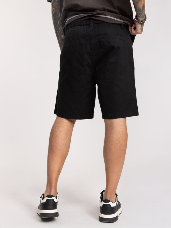 WOVEN BERMUDA Black / 48