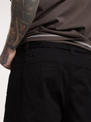 WOVEN BERMUDA Black / 48