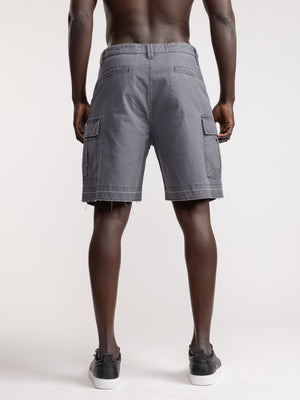 CARGO WOVEN BERMUDA Gray / 48
