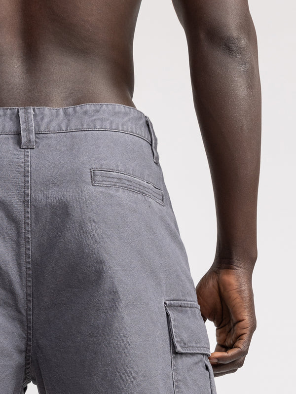 CARGO WOVEN BERMUDA Gray / 48