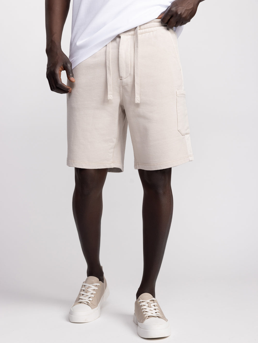 CARGO WOVEN BERMUDA Stone / 48