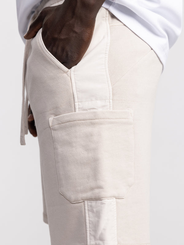 CARGO WOVEN BERMUDA Stone / 48