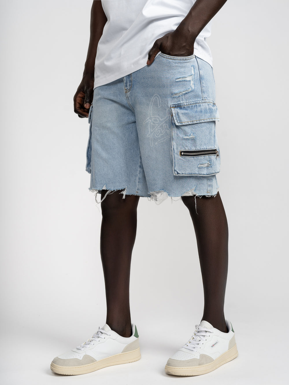 JEANS BERMUDA Denim / 48
