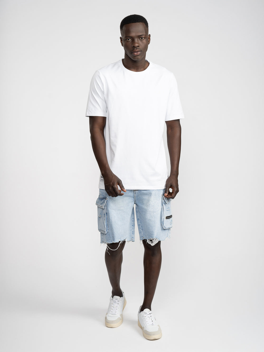 JEANS BERMUDA Denim / 48