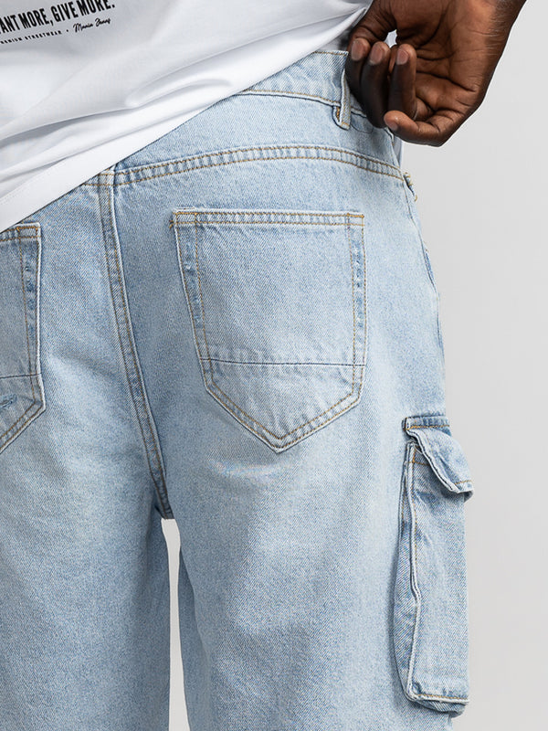 JEANS BERMUDA Denim / 48