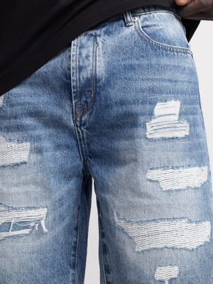 JEANS BERMUDA Denim / 48