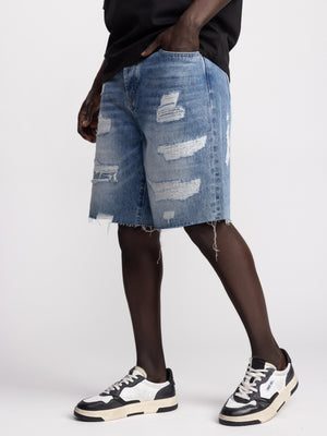 JEANS BERMUDA Denim / 48