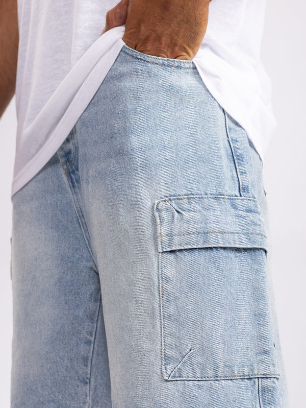 JEANS BERMUDA Blue / 46