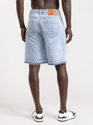JEANS BERMUDA Light Blue / 48